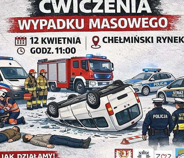 UWAGA! Wielka akcja ratunkowa na rynku w Chełmnie!