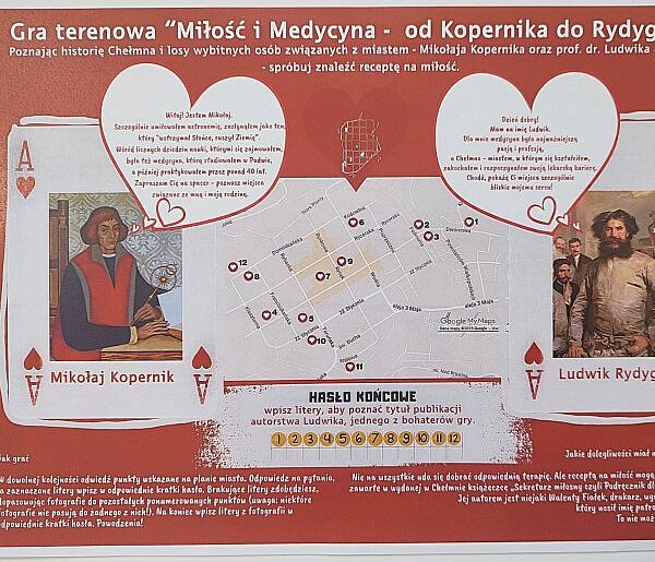 Weź udział w grze terenowej "Miłość i Medycyna - od Kopernika do Rydygiera"