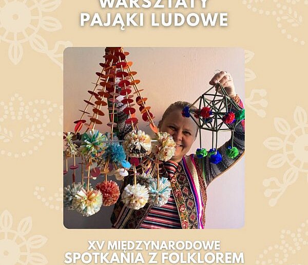 Warsztaty  pająki ludowe