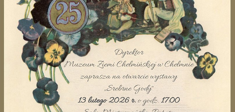 Zaproszenie na wystawę "Srebrne Gody"