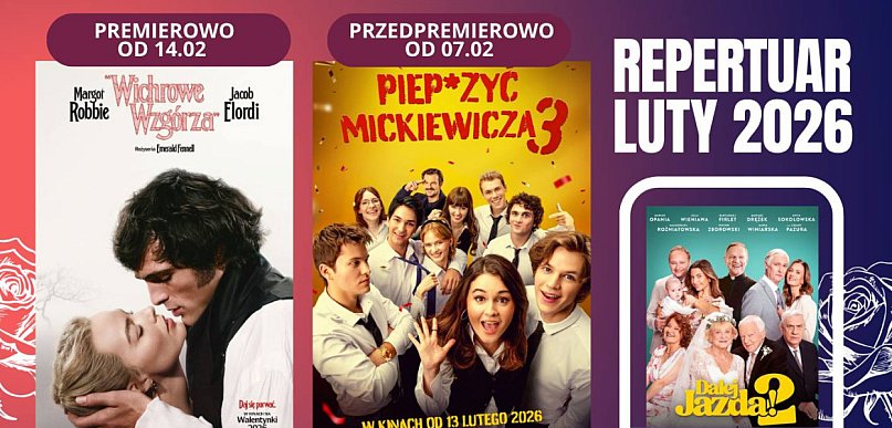 Luty w kinie - zapraszamy!