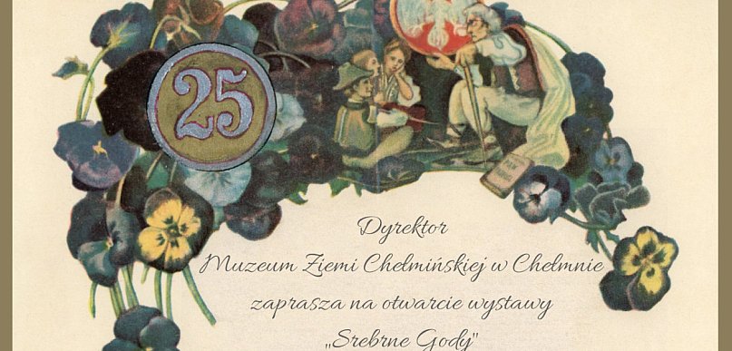 Zaproszenie na otwarcie wystawy  "Srebrne Gody"