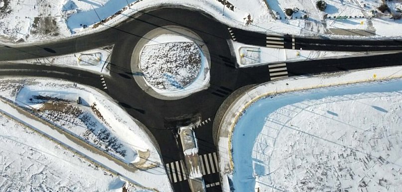 Bezpieczne rondo w Broniewicach