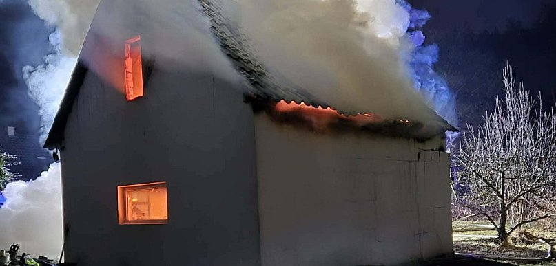 Pracowita noc strażaków w okolicach Chełmna. Dwa pożary w odstępie kilku godzin