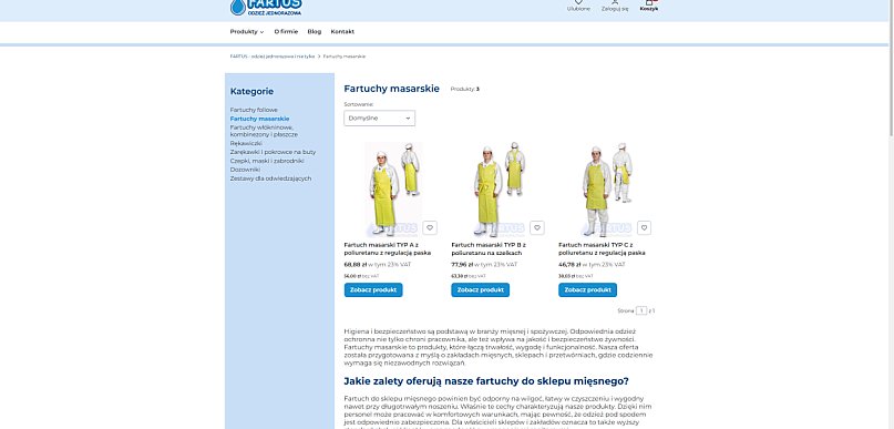 Fartuchy masarskie foliowe czy gumowe - porównanie trwałości, ochrony i kosztów uż