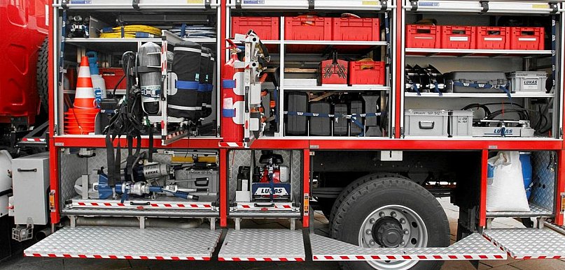 Pożar samochodu osobowego w Lipienku