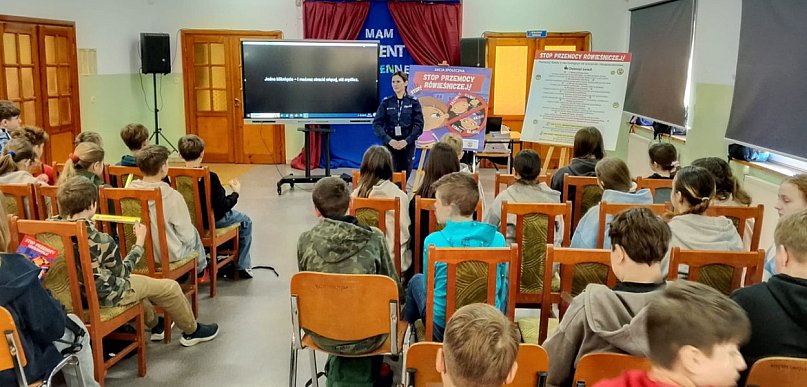 Spotkania z uczniami w ramach akcji „Stop Przemocy Rówieśniczej”