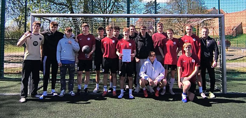 Reprezentacja ZS 2 Chełmno w finale piłkarskiej Licealiady