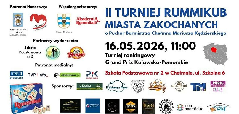 II Mistrzostwa Rummikub Miasta Zakochanych o Puchar Burmistrza