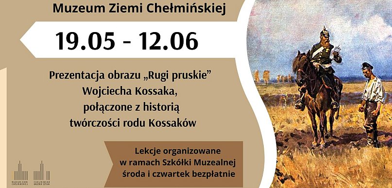 Prezentacja obrazu "Rugi pruskie" w chełmińskim muzeum