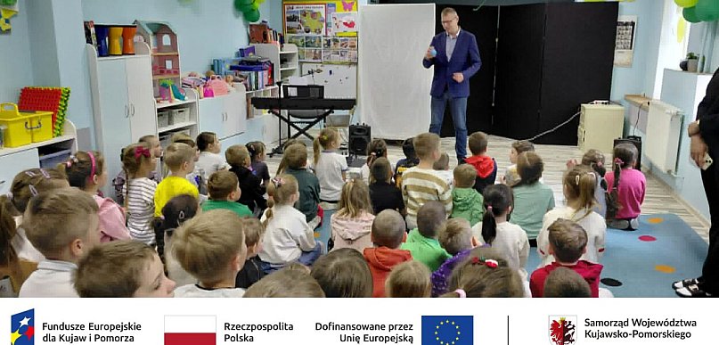 Kropelka Chełmińska-Plusk– z wizytą w Miejskim Przedszkolu Tęczowy Zakątek