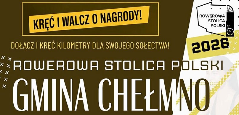 Gmina Chełmno kręci kilometry dla Rowerowej Stolicy Polski!
