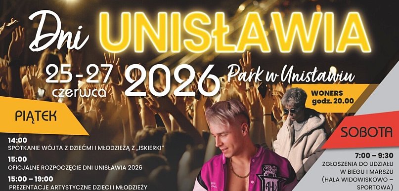 Wielkie odliczanie do Dni Unisławia 2026