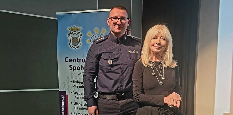 Policjanci z Chełmna na spotkaniu z sędzią Anną Marią Wesołowską - 97529