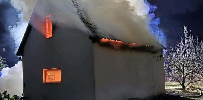 Pracowita noc strażaków w okolicach Chełmna. Dwa pożary w odstępie kilku godzin