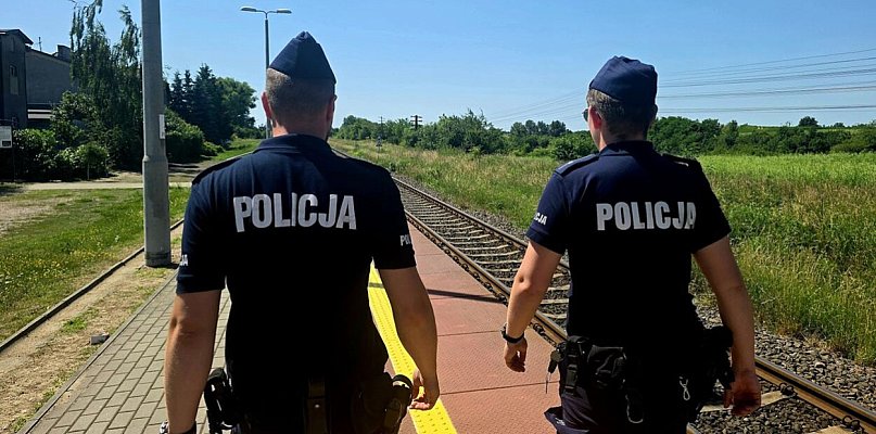 Bezpieczna kolej pod nadzorem policjantów