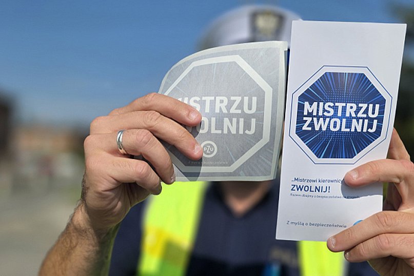 &quot;Mistrzu zwolnij!&quot; - policyjna akcja na drogach