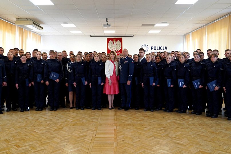 Ślubowanie policjantów w kujawsko-pomorskiem