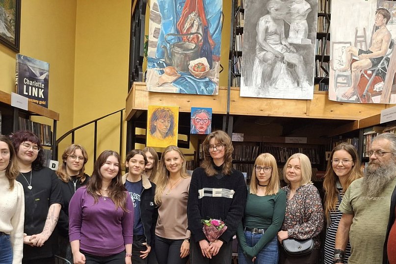 Otwarcie wystawy młodej artystki