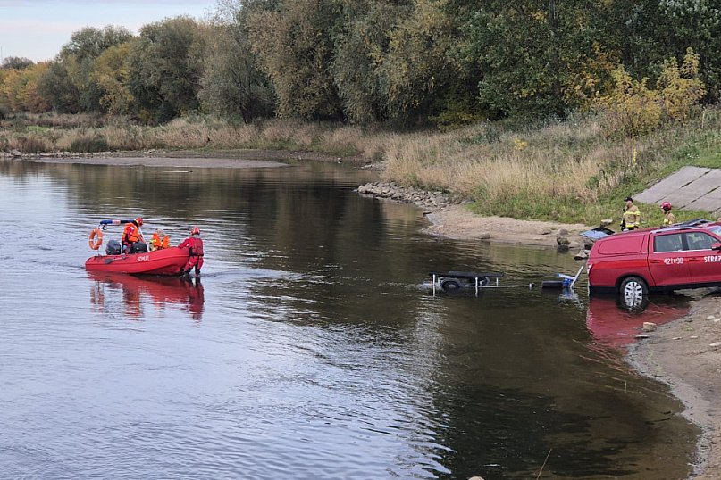 Poszukiwania osoby w Wiśle. Podejrzenia próby samobójczej