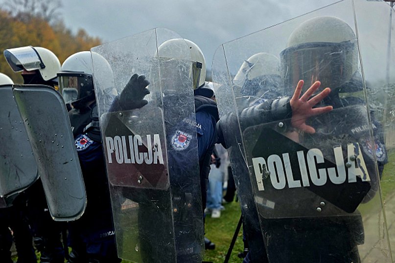 Wspólne szkolenie policjantów z Chełmna i Wąbrzeźna
