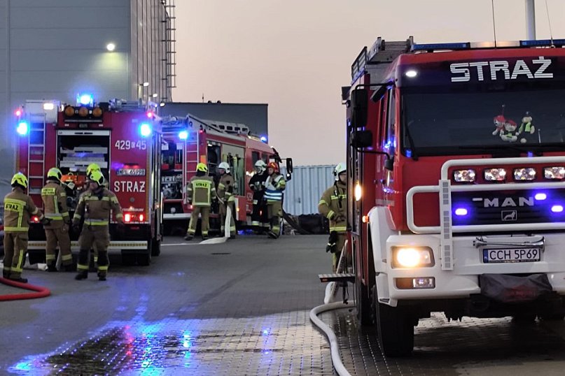 Ćwiczenia doskonalące jednostek OSP z terenu powiatu