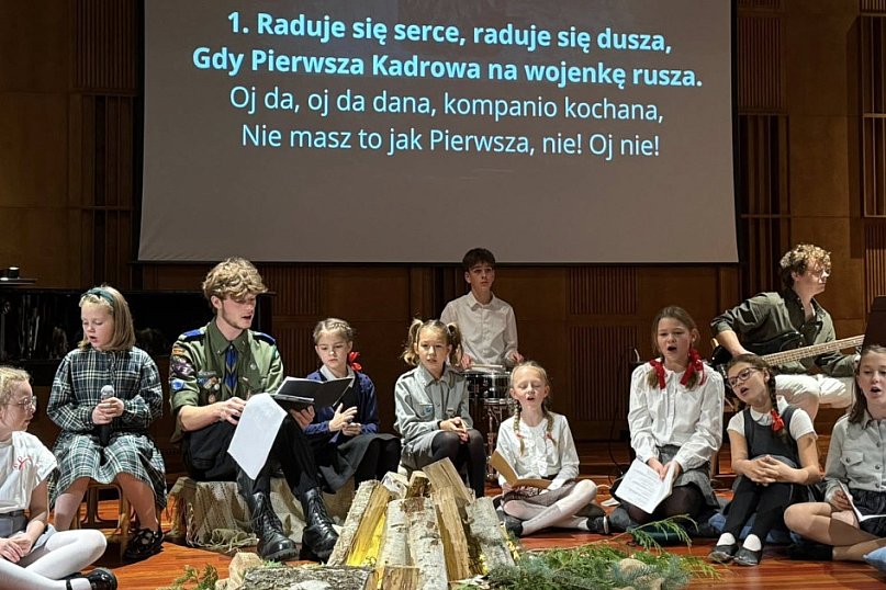 Tak było na wspólnym śpiewaniu w Państwowej Szkole Muzycznej