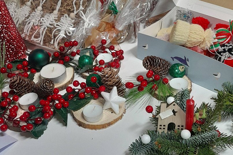 Cudne ozdoby można było kupić na kiermaszu w Czwórce