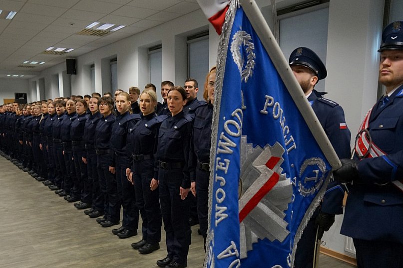Pierwsze w 2026 roku ślubowanie policjantów