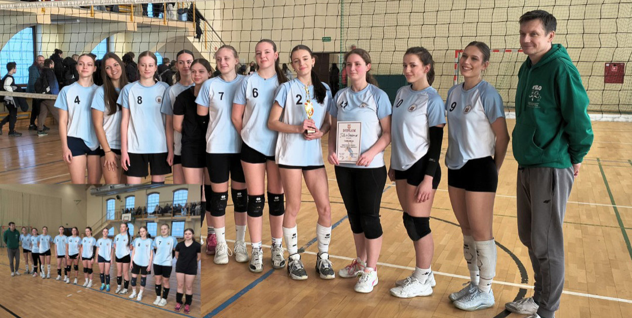 Młodzież gra w siatkówkę!