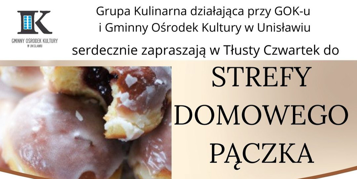 12 lutego Strefa Domowego Pączka zaprasza