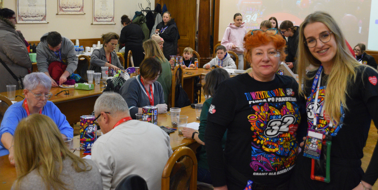 Trwa wielkie liczenie funduszy zbieranych dla WOŚP w Chełmnie