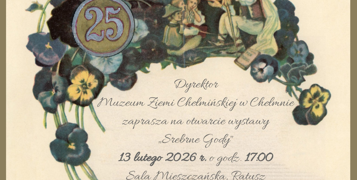 Zaproszenie na wystawę "Srebrne Gody"