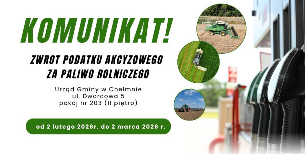 Zwrot podatku akcyzowego za paliwo rolnicze