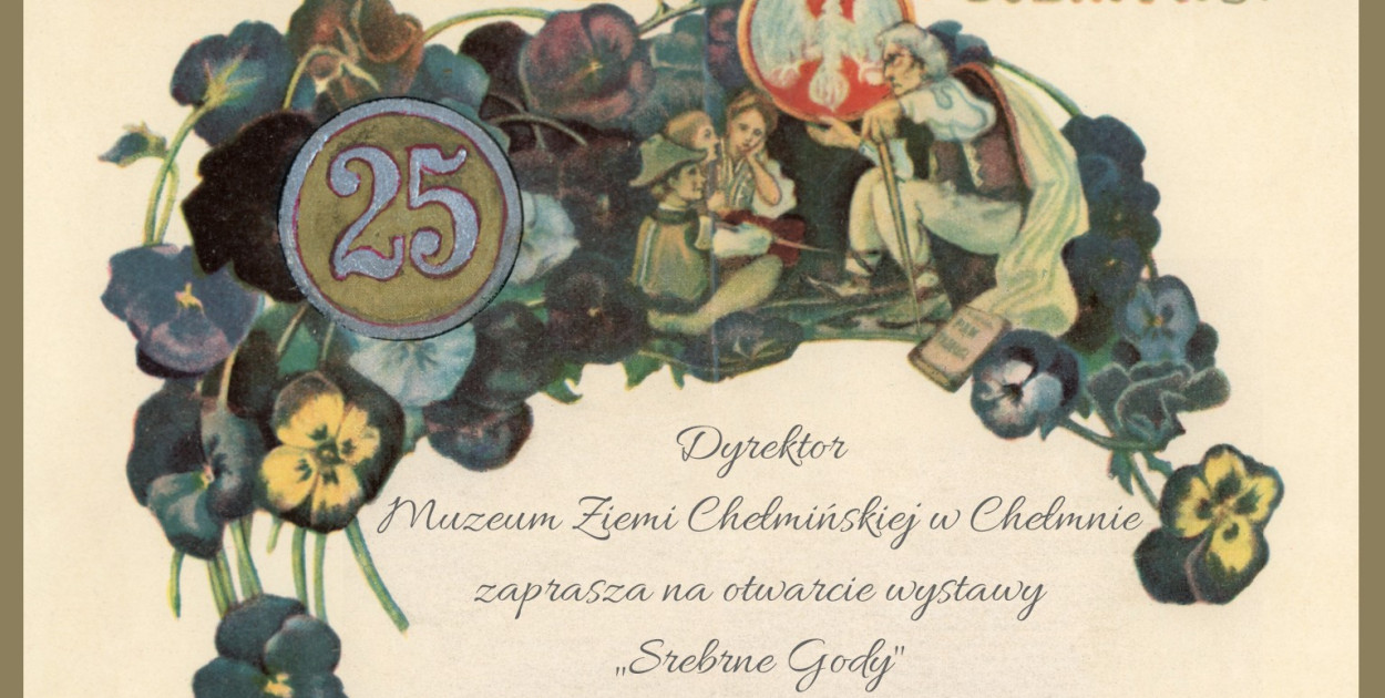 Zaproszenie na otwarcie wystawy  "Srebrne Gody"