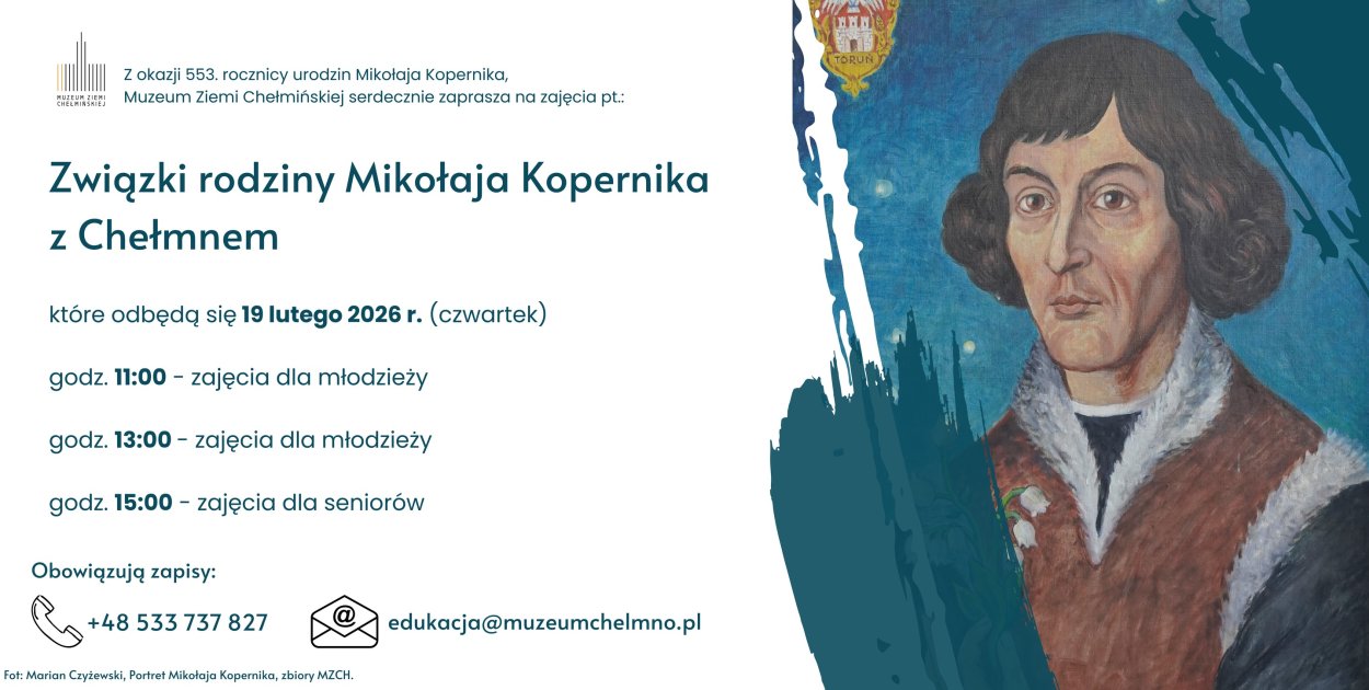 Zajęcia "Związki rodziny Mikołaja Kopernika z Chełmnem"