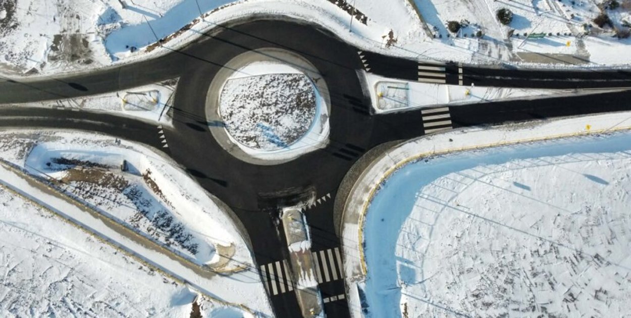 Bezpieczne rondo w Broniewicach