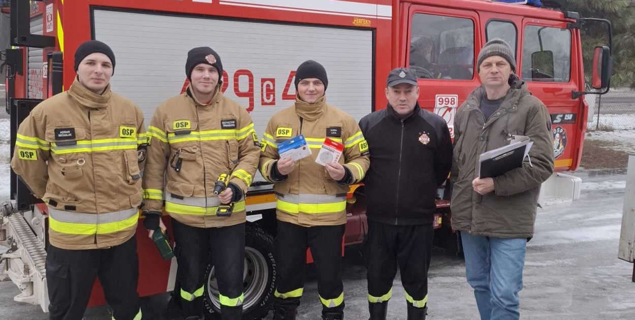 Montaż czujek czadu i dymu czas START