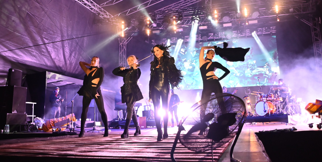 Justyna Steczkowska zaprezentowała magiczne show koncertowe w Chełmnie