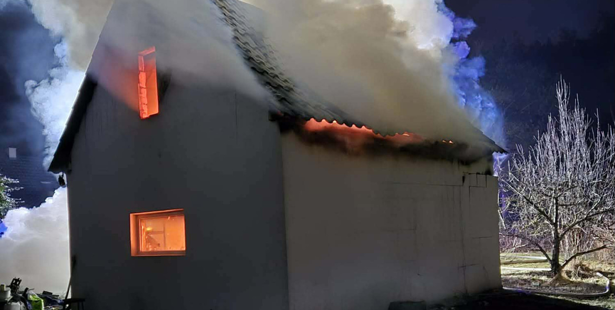 Pracowita noc strażaków w okolicach Chełmna. Dwa pożary w odstępie kilku godzin