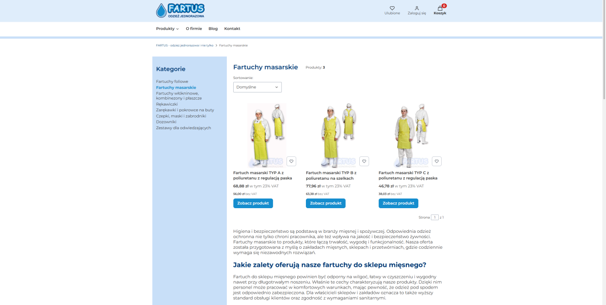 Fartuchy masarskie foliowe czy gumowe - porównanie trwałości, ochrony i kosztów uż