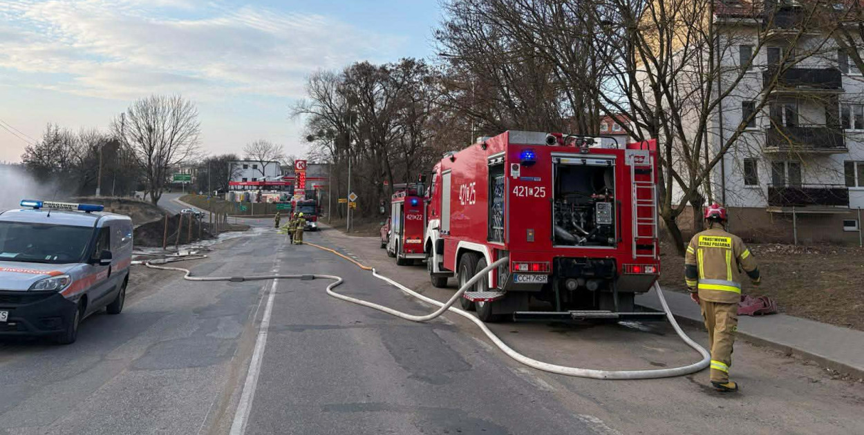 Ewakuacja mieszkańców Raszei  i Skłodowskiej! Co wydarzyło się w Chełmnie?