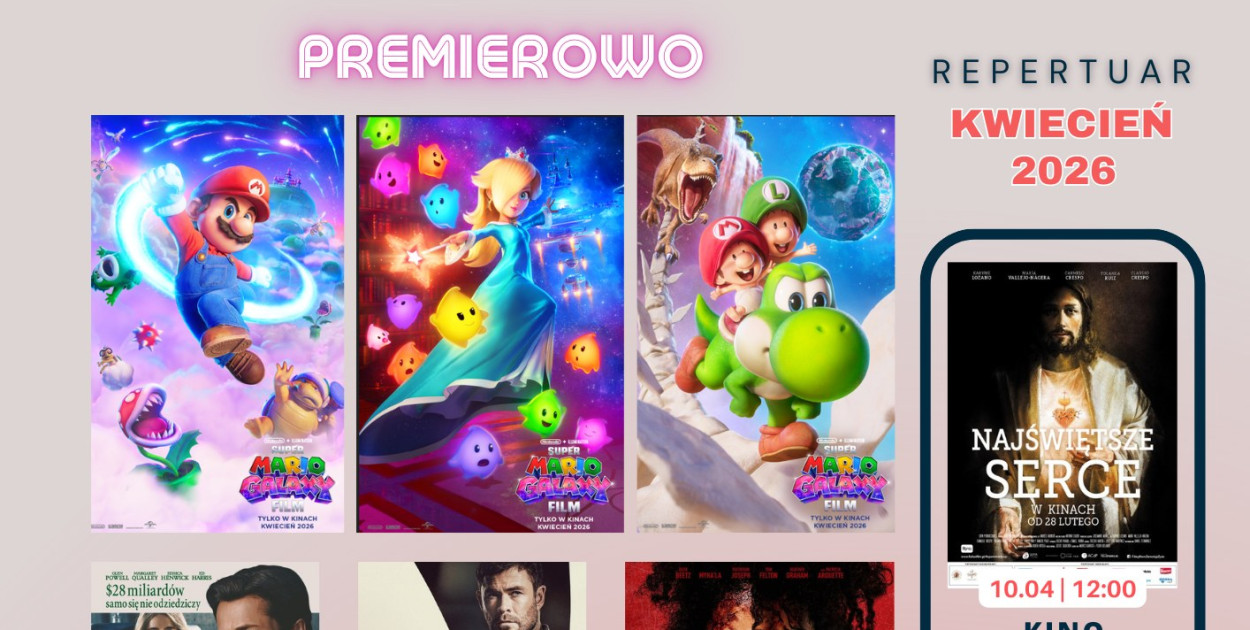 Repertuar kinoteatru Rondo na kwiecień