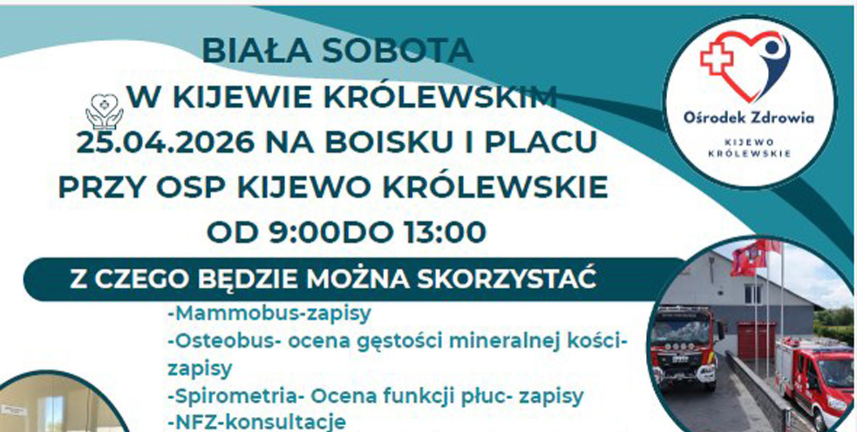 Biała Sobota w Kijewie Królewskim – zdrowie na wyciągnięcie ręki
