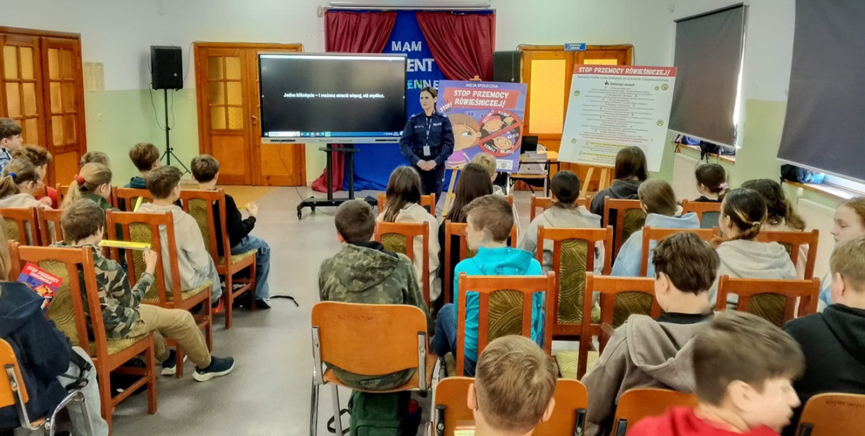 Spotkania z uczniami w ramach akcji „Stop Przemocy Rówieśniczej”