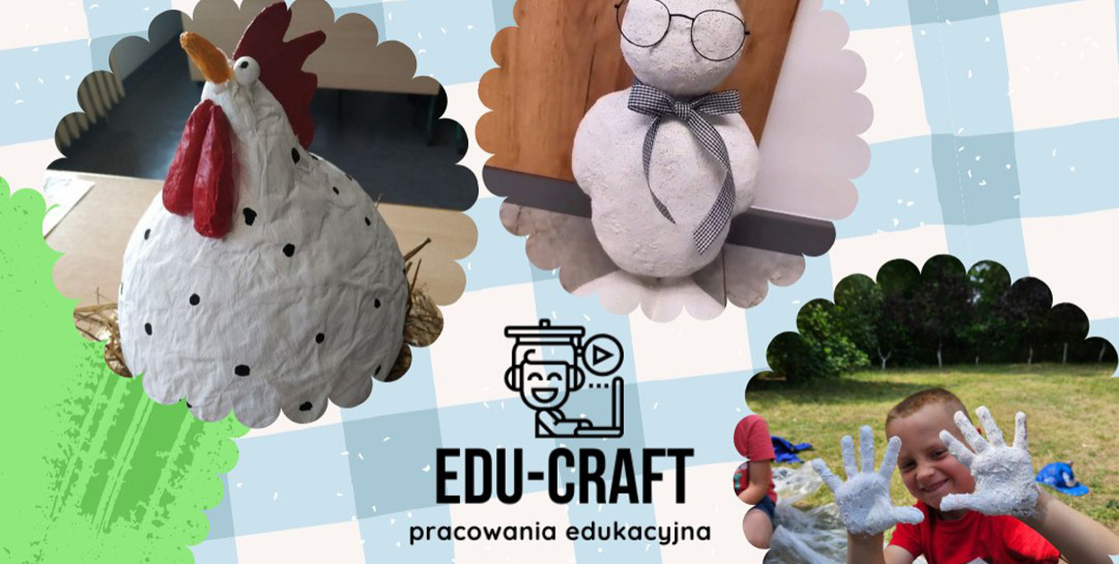Edu-Craft zaprasza na warsztaty tworzenia kurek i zajączków z gipsu!
