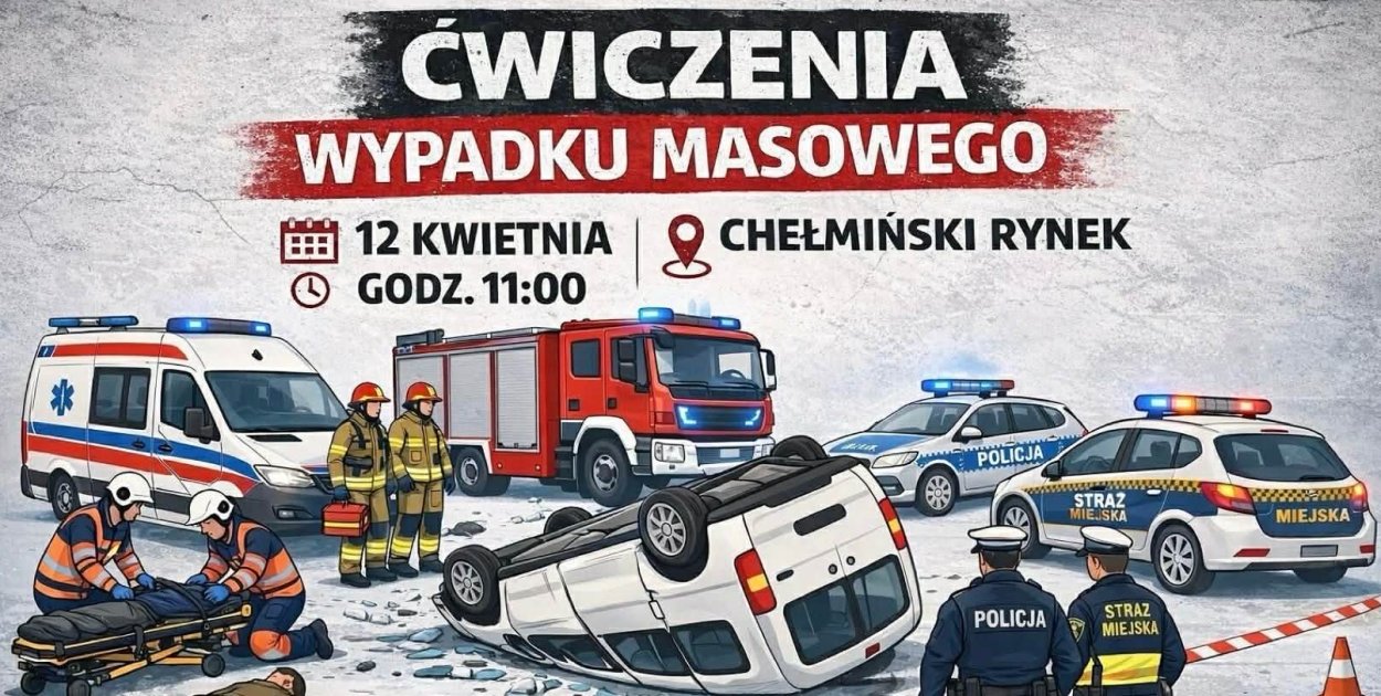 UWAGA! Wielka akcja ratunkowa na rynku w Chełmnie!