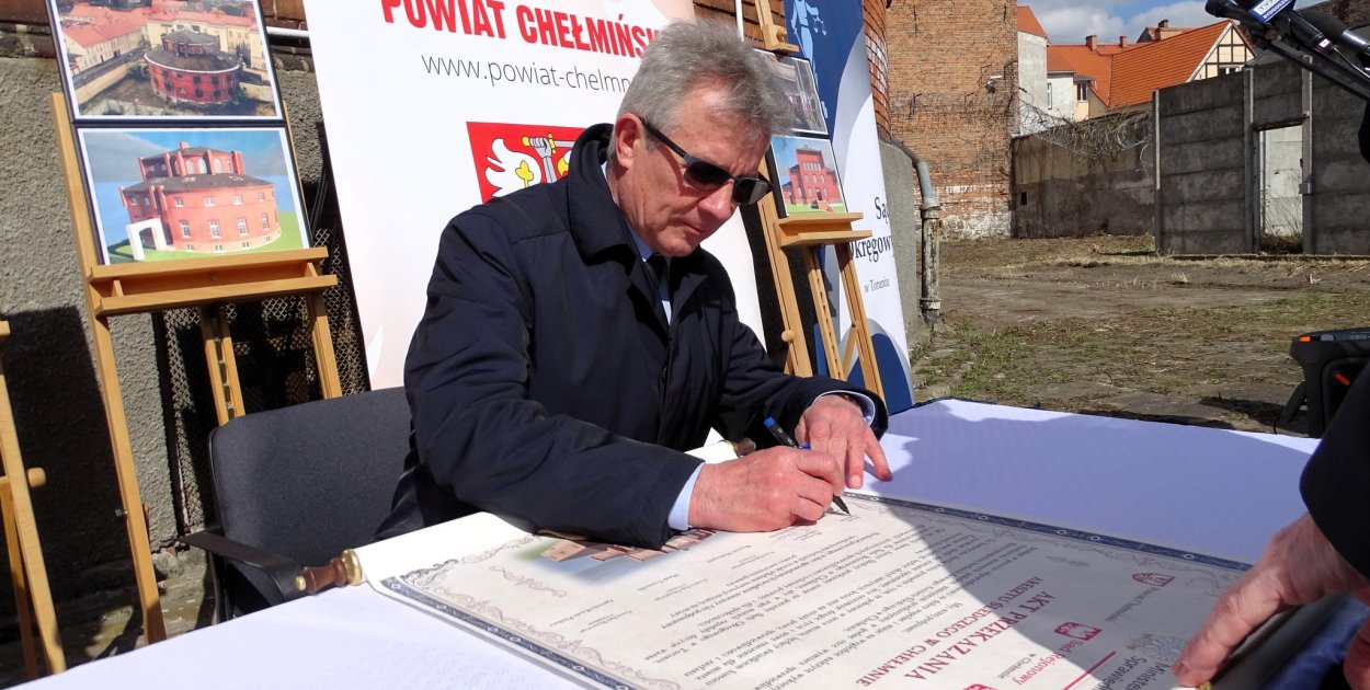 Starosta Chełmiński przekazał klucze do aresztu śledczego