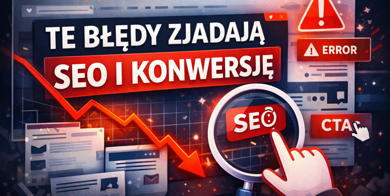 Te błędy na stronie firmowej najczęściej psują i konwersję, i SEO